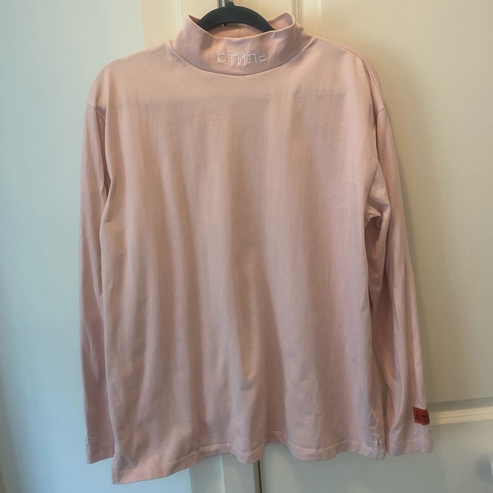 Heron Preston Light Pink Long Sleeve Top